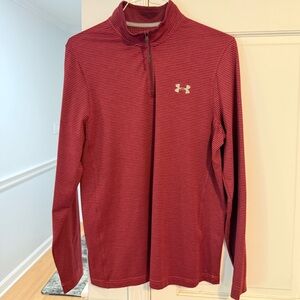 Under Armour Burgundy ColdGear Top